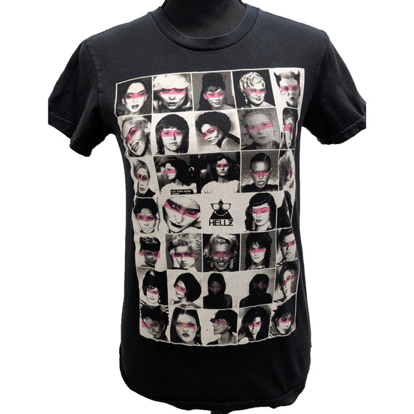 Hellz Bellz "A Crime For All Seasons" Graphic T-Shirt Medium Rare Y2K Streetwear - Picture 1 of 10